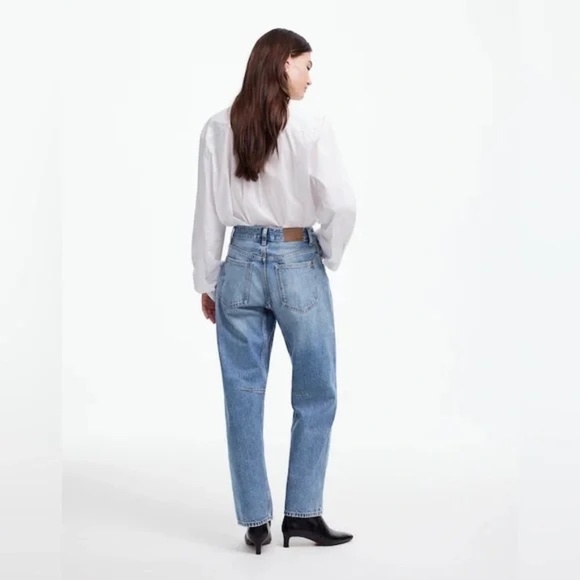 MADEWELL The Darted Barrel-Leg Jean size 29 Dobbins WashRigid - Picture 2 of 9